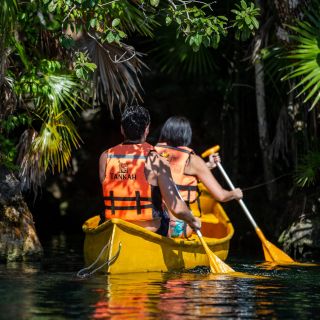Tulum: Tulum Ruins en Jungle Adventure Park Combo Tour