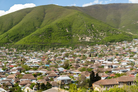 1-D naar de noordelijke Sheki: Yayla, Oğuz en Xal-Xal.