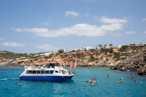 Ibiza: Beach Hopping Cruise w/ Paddleboard, Food, & Drinks Ibiza: Beach Hopping Cruise w/ Paddleboard, Snacks, & Drinks