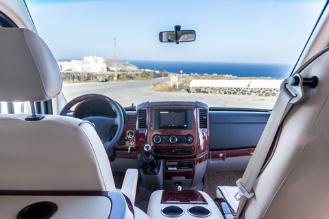 Santorini: Private 4-Hour Chauffeur ServiceSantorini: Private 4-Hour Transfer and Guide Service