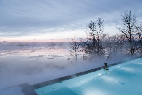 Vieux-Québec : séance détente dans un spa thermal nordiqueExpérience thermale standard