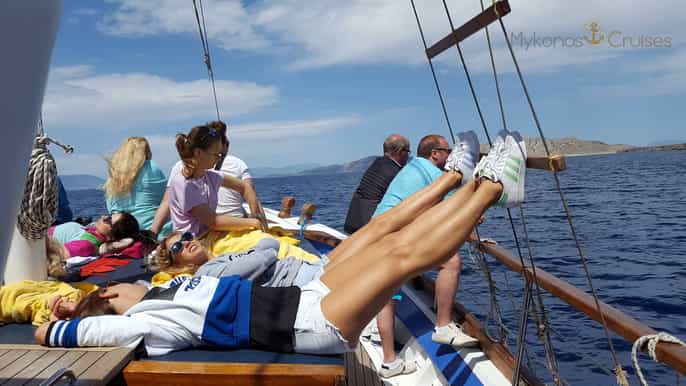 mykonos south beaches cruise