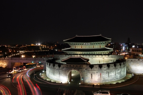 De Séoul: visite en soirée du site de l'UNESCO de la forteresse de Hwaseong