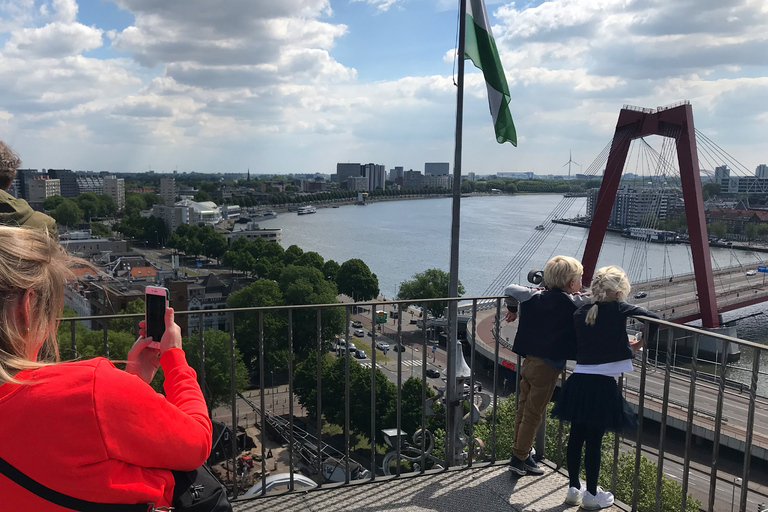 Rotterdam: De Rotterdam, Kubushäuser, Wassertaxi & MarkthalPrivate Tour