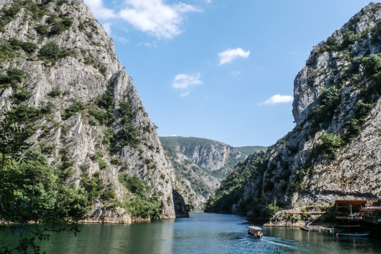 Depuis Skopje : Visite de la Croix du Millénaire de Vodno et du canyon de Matka