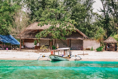 Van Lombok: Private Gili Islands Trip w. Glasbodem boot