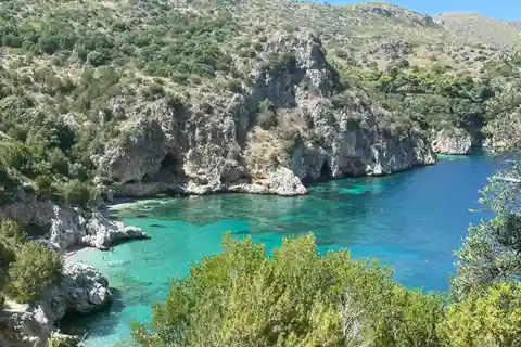 Camerota: boat tour exploring Baia Infreschi