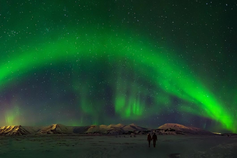 De Reykjavik: visite en bus des aurores boréales et des étoilesÉtoiles et aurores boréales avec transfert à l’hôtel
