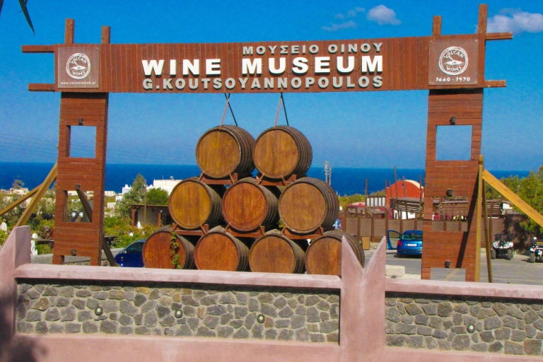 Santorin : dégustation et entrée au musée du vin avec audioguide