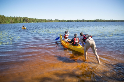 Rovaniemi: authentieke rendierboerderij en kanoën