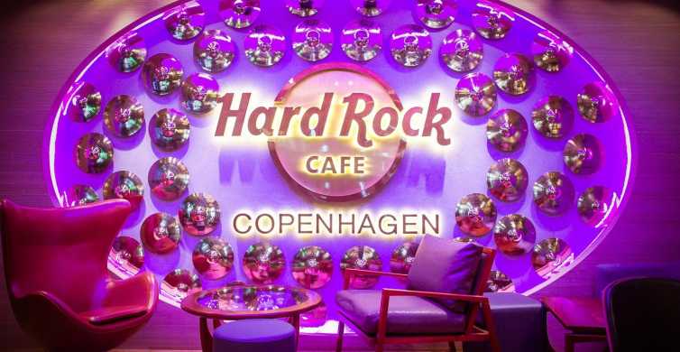 Copenhagen Hard Rock Cafe with Set Menu for Lunch or Dinner