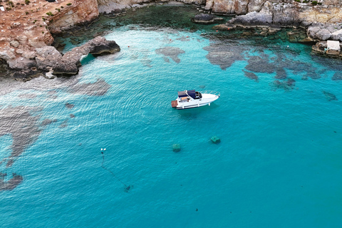 Private Boat Charter to Blue Lagoon, Crystal Lagoon and Gozo