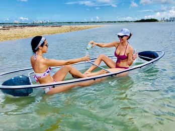 Miami: Glasboden-Kajak-Abenteuer mit Champagner-Toast Miami: Glasboden-Kajak-Abenteuer mit Champagner-Toast