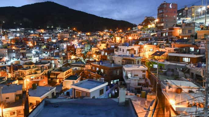 busan city highlights and panorama tour at night