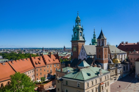 Cracovia: recorrido turístico de 2 horas en coche eléctricoAudioguía Alemana
