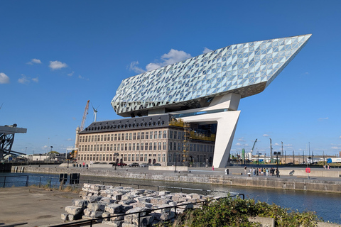 Antwerp: Private Guided City & Port Vespa tour