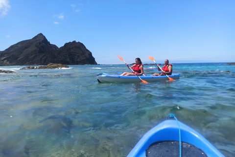 Porto Santo: tour en kayak desde Ponta CalhetaTour en kayak por la playa de Zimbralinho