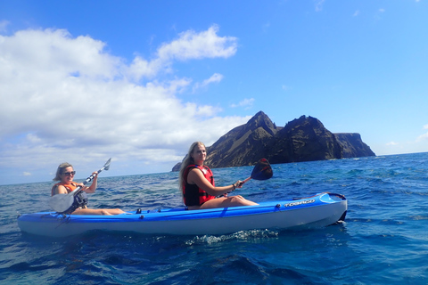 Porto Santo: tour en kayak desde Ponta CalhetaTour en kayak por la playa de Zimbralinho