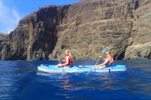 Porto Santo: Kayak Tour from Ponta Calheta Zimbralinho Beach Kayak Tour