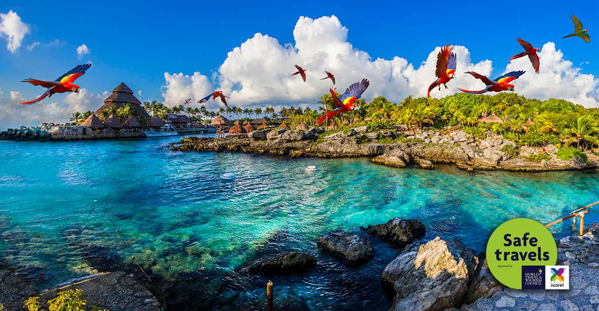 Xcaret Park: Tagesticket Plus mit Mittagessen & Abend-Show