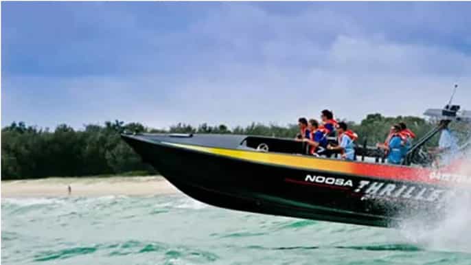 noosa heads 500horsepower thrillboat ride