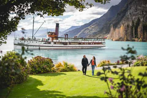 queenstown tss earnslaw cruise and jet boat combo