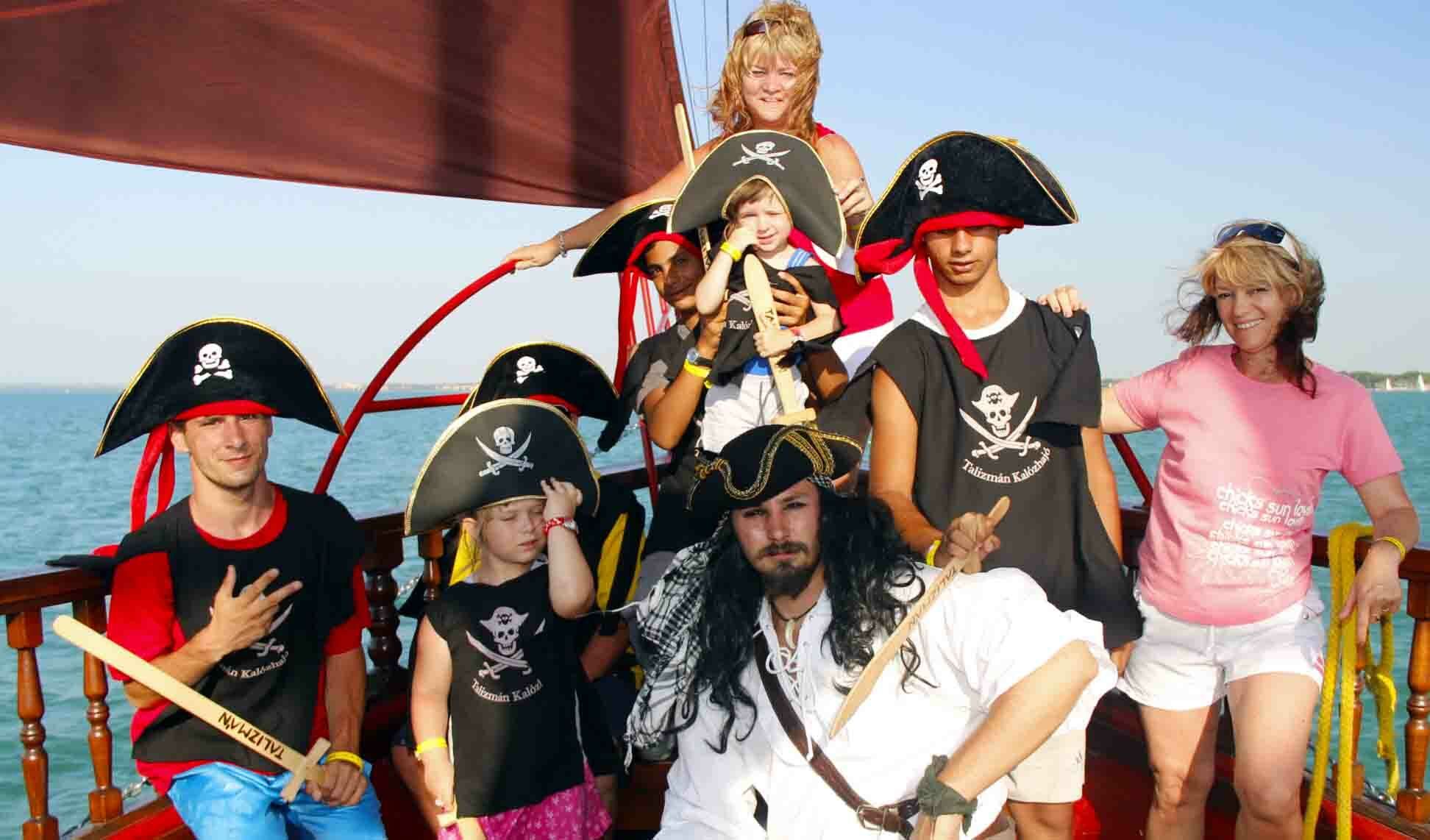 Balaton: 1-stündige Piratenschifffahrt