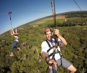 Adrenalin Addo äventyrspark: Zip Line och jättegunga