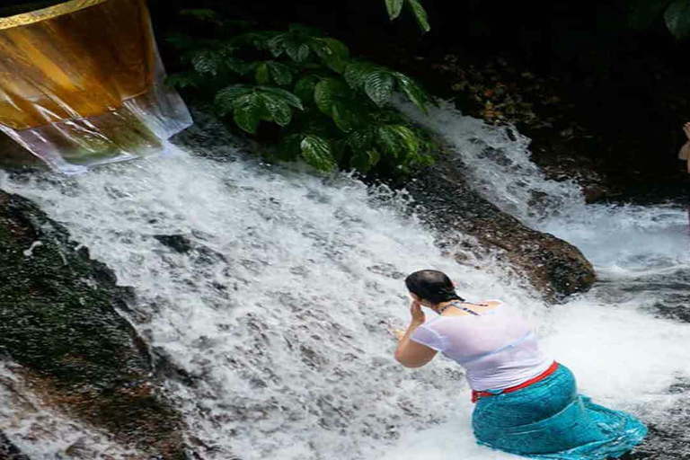 Bali: meditação e ioga em uma cachoeira com ritual de bênção