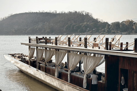 Luang Prabang Private Roundtrip:Pak Ou Caves,Lunch on Board Private Boat Tour + Pak Ou Cave (Hotel Pickup Included)