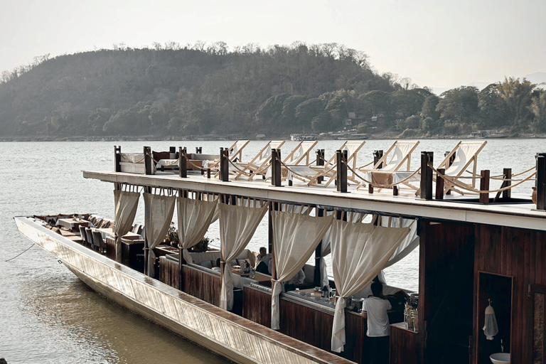 Luang Prabang Private Roundtrip:Pak Ou Caves,Lunch on Board Private Boat Tour + Pak Ou Cave (Hotel Pickup Included)