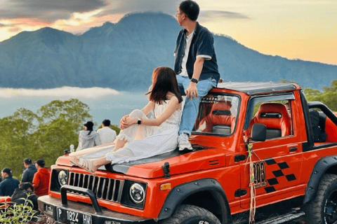 All in one, lake batur boat tour and mount batur activities Private, batur sunrise trekking with hot spring