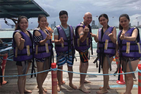 Pattaya: Koh Larn Parasailing i wycieczka 1-dniowa na plażę z lunchemPattaya: Wycieczka 1-dniowa na Koh Larn z parasailingiem i lunchem