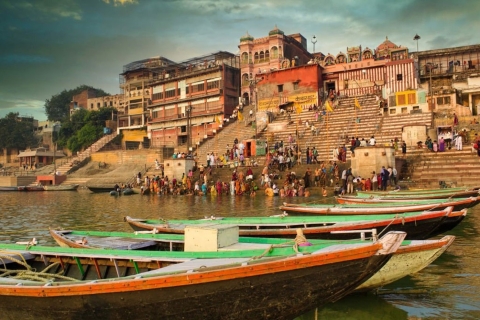 Varanasi: Varanasi-tour van een hele dag met gids en boottocht