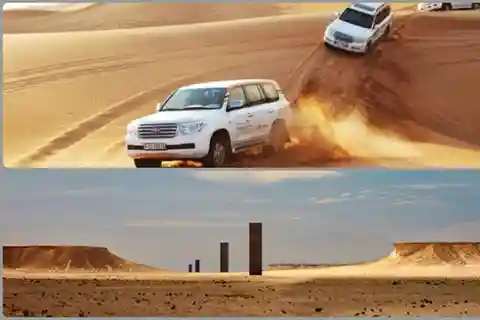 Tour di un giorno intero nell'ovest del Qatar e safari nel deserto con pickup