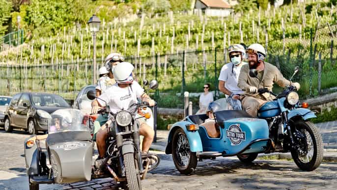 paris visite en sidecar vintage