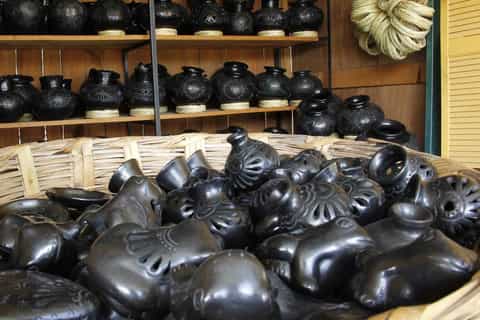 From Oaxaca: Monte Albán and Art Craft Towns Day Trip