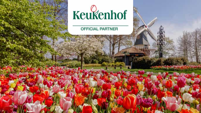 Amsterdam: Keukenhof Ticket and Roundtrip Shuttle Transfer