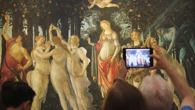 florença excursão de obrasprimas da galeria uffizi para 14 pessoas