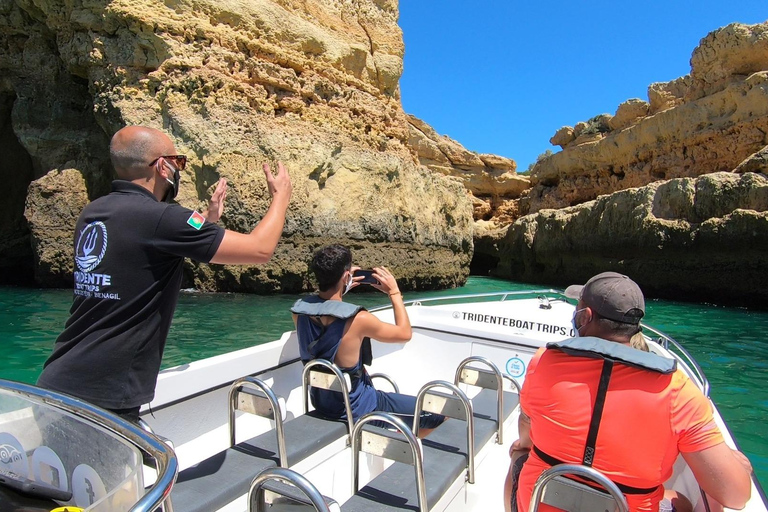 From Armação de Pêra: Benagil Caves and Beaches Boat Tour Sunset Benagil Caves Boat Tour