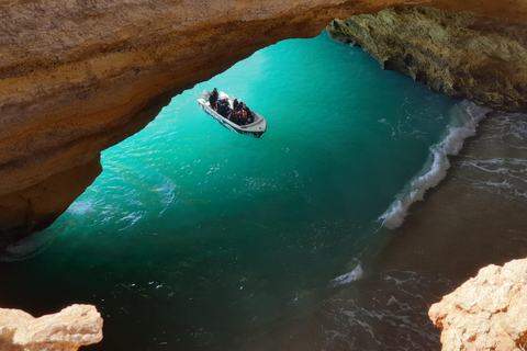 From Armação de Pêra: Benagil Caves and Beaches Boat Tour Sunset Benagil Caves Boat Tour