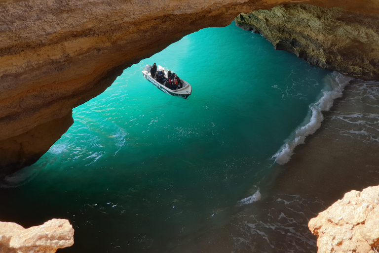 From Armação de Pêra: Benagil Caves and Beaches Boat Tour Sunset Benagil Caves Boat Tour
