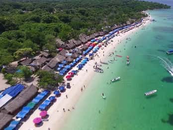 Cartagena : Transfert aller-retour Playa Blanca