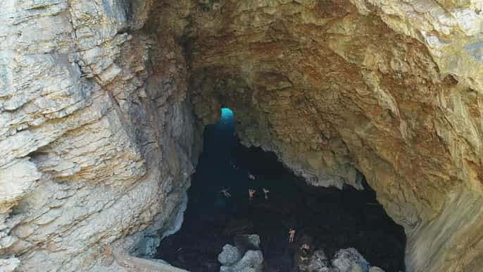 korcula odysseus cave and vrnik island day trip