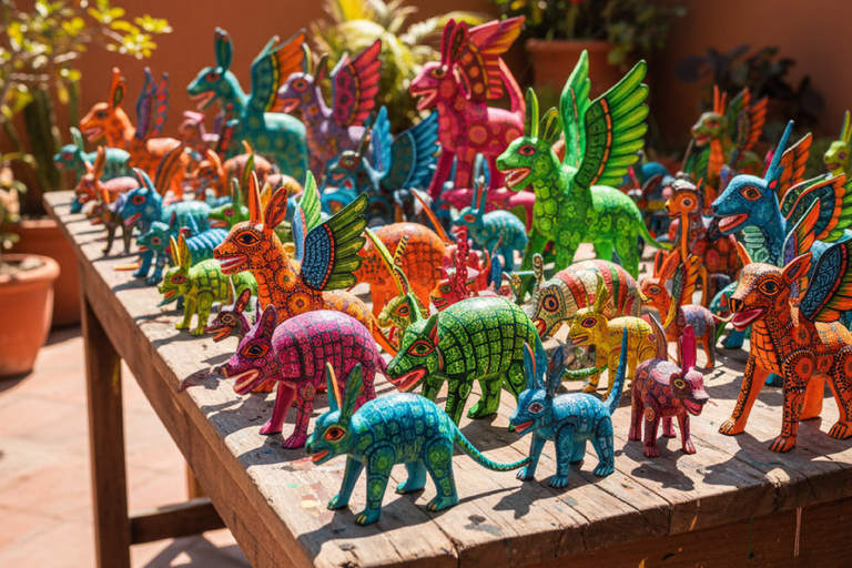 Tour Oaxaca Antigua: Monte Albán, Alebrijes & Artesanías Oaxaca Antigua: Full-Day Cultural Experience