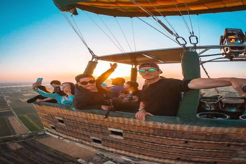 Luxor: Hot Air Balloon Ride Over Temple of Hatshepsut