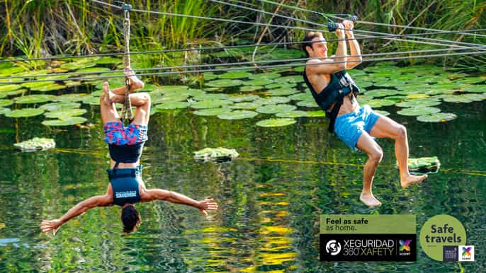 from cancun riviera maya various cenotes tour