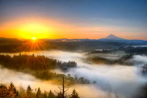 Portland: Flightseeing Tour Mount Hood