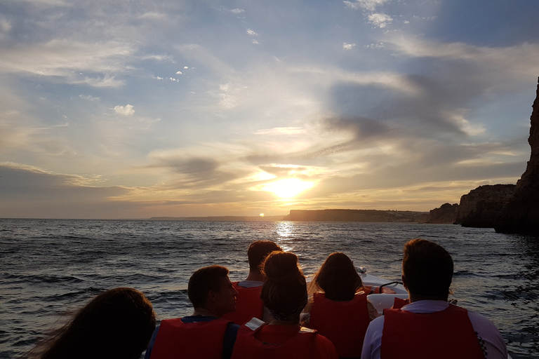 Lagos: Tour guidato di Ponta da Piedade al tramontoTour di gruppo condiviso