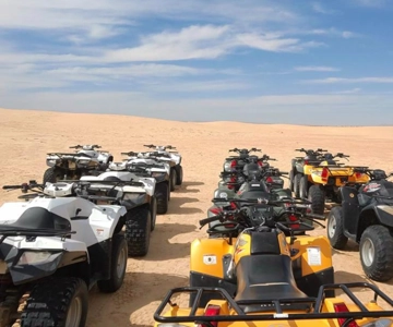 From Tozeur: 2-hour quad ride in the desert